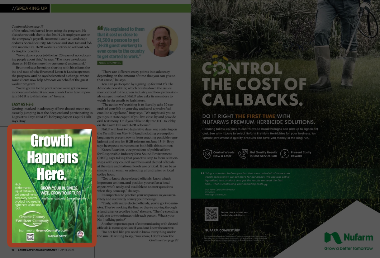 One Quarter Page Square