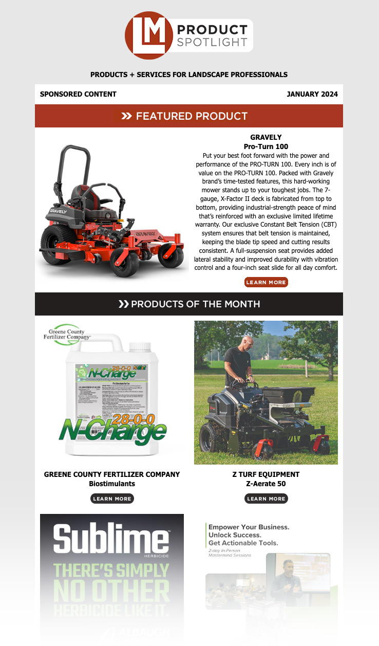 LM Product Spotlight