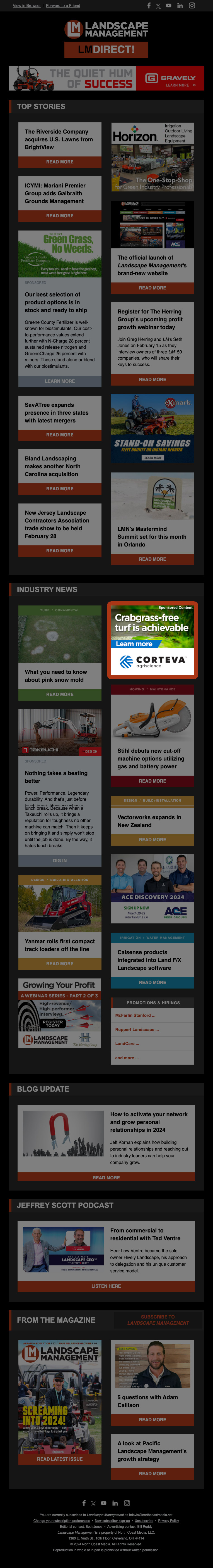 Web Sponsored Content In LMDirect!